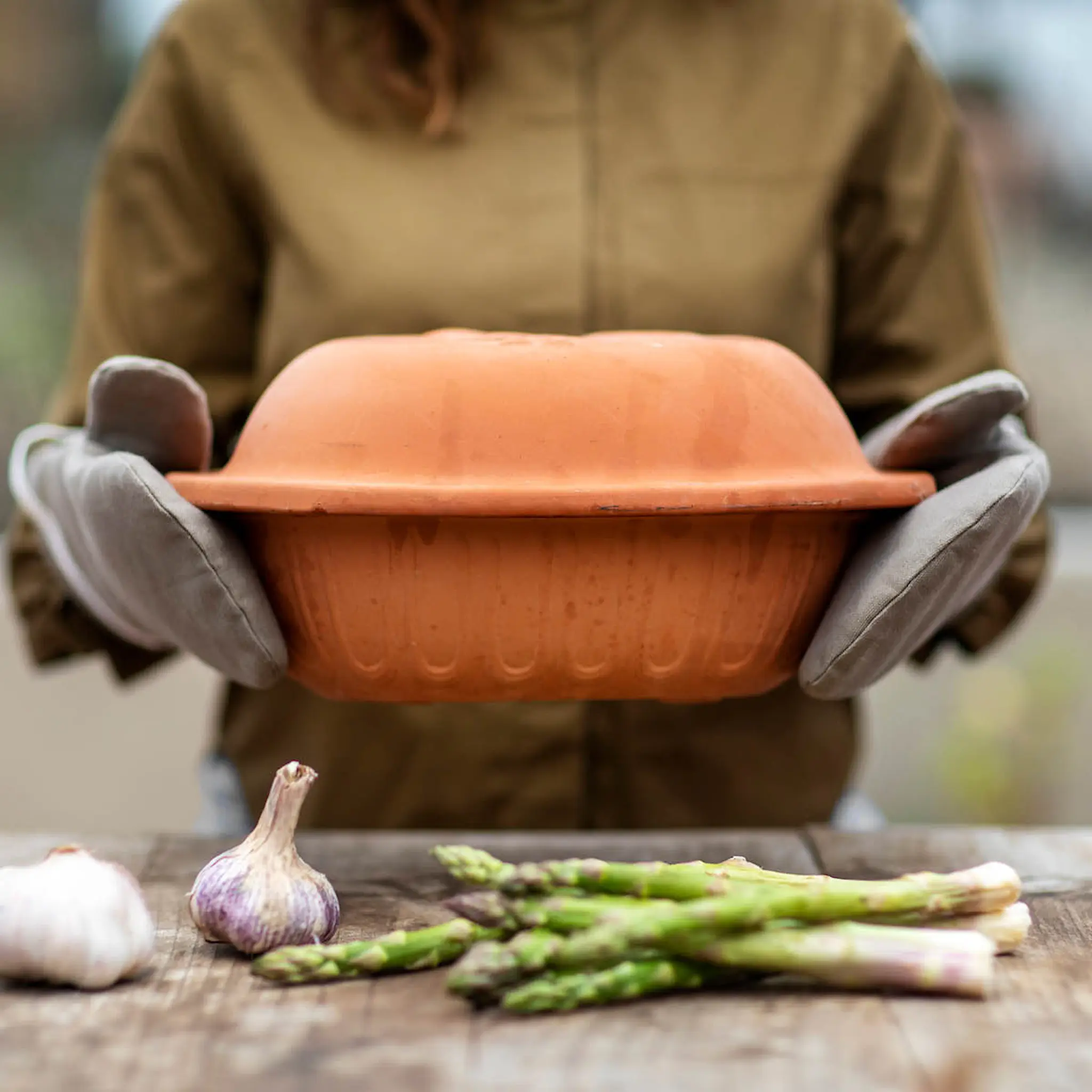 The Organic Company Uunilaput 15x31 cm 2 kpl clay