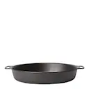 Ugnsform i kolstål 24 cm Svart