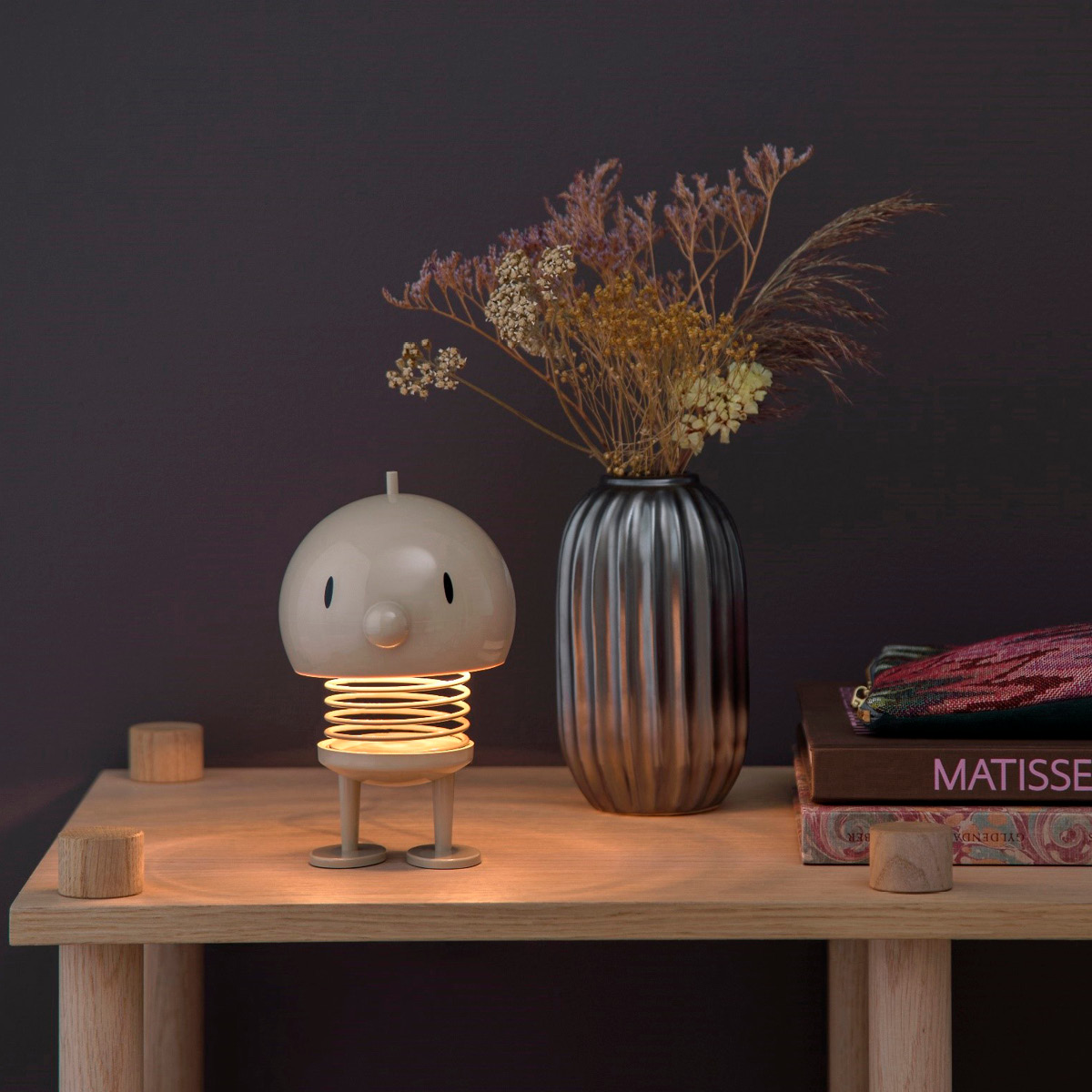 Hoptimisten LED lampa stor 15 cm latte