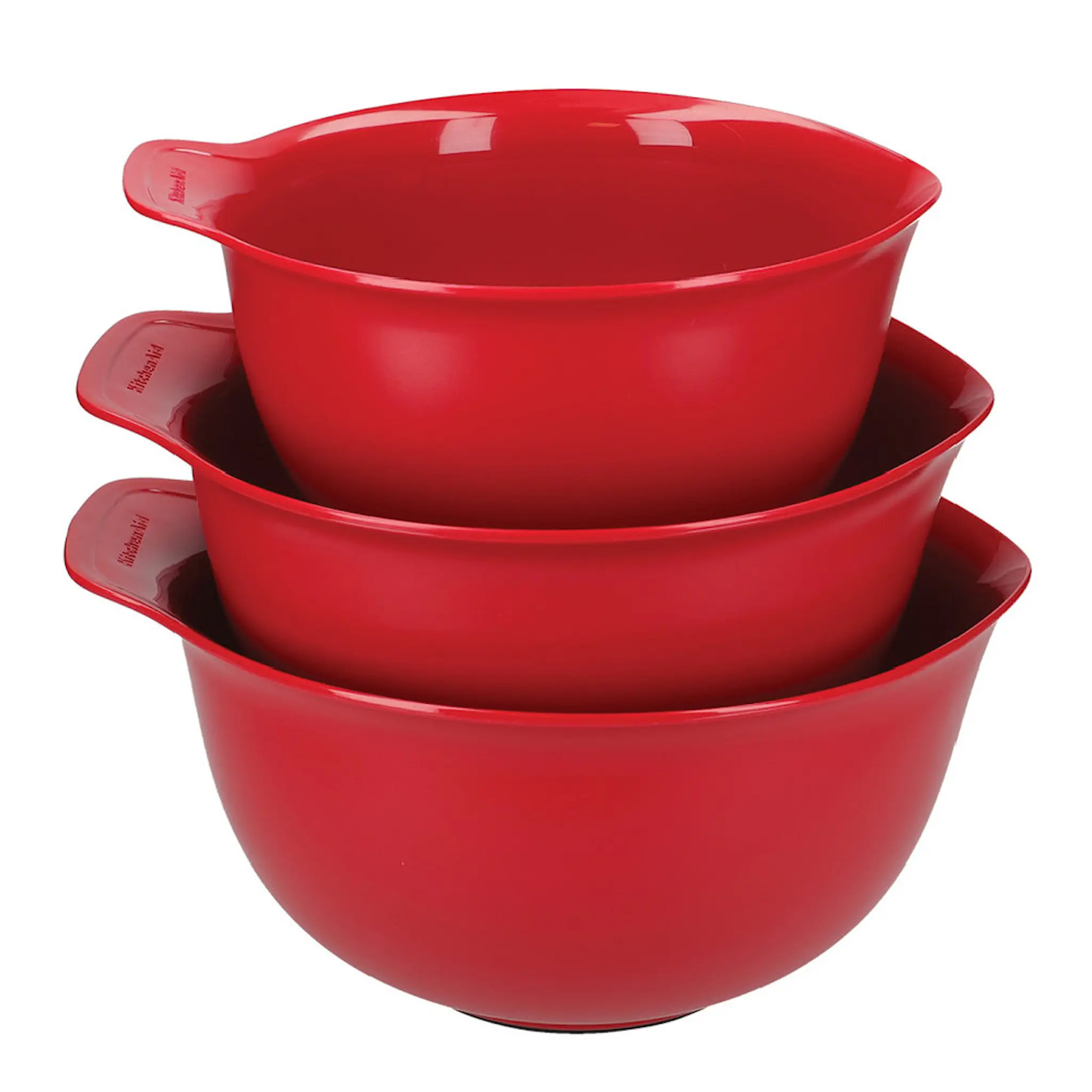KitchenAid Core skålset 3 delar empire red