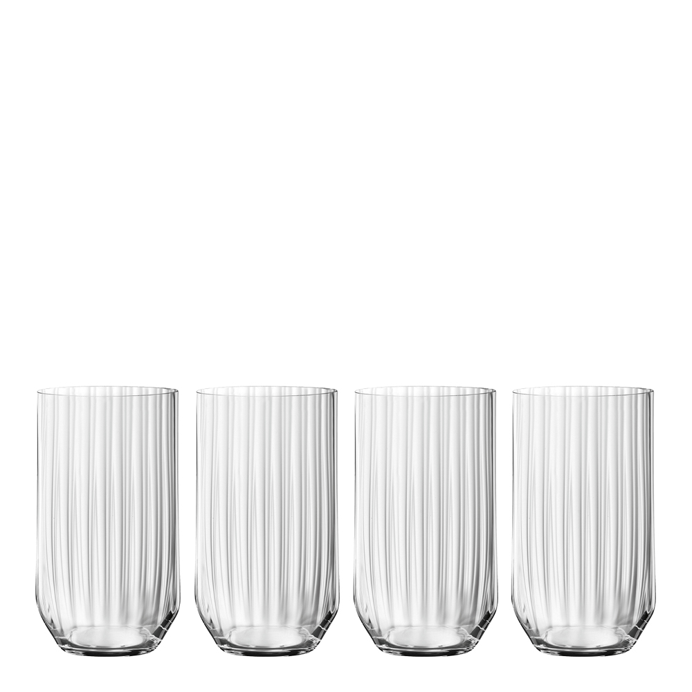 Spiegelau - Linear Longdrink- lasi 44,5 cl 4 kpl