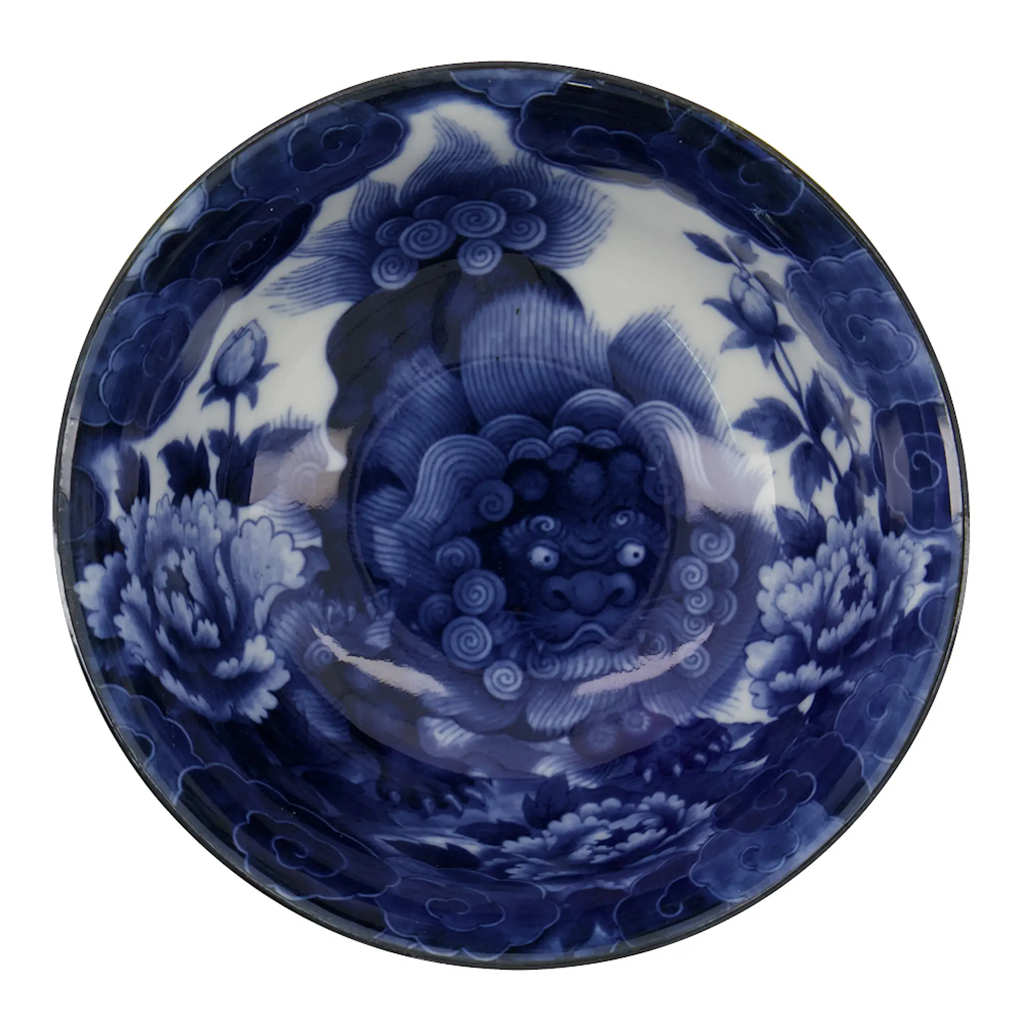 Tokyo Design Studio Japonism lion skål tayo small 12,7 cm blue