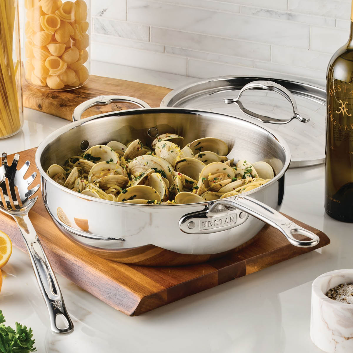 Hestan ProBond Luxe traktörpanna med lock 28 cm/4,7 L