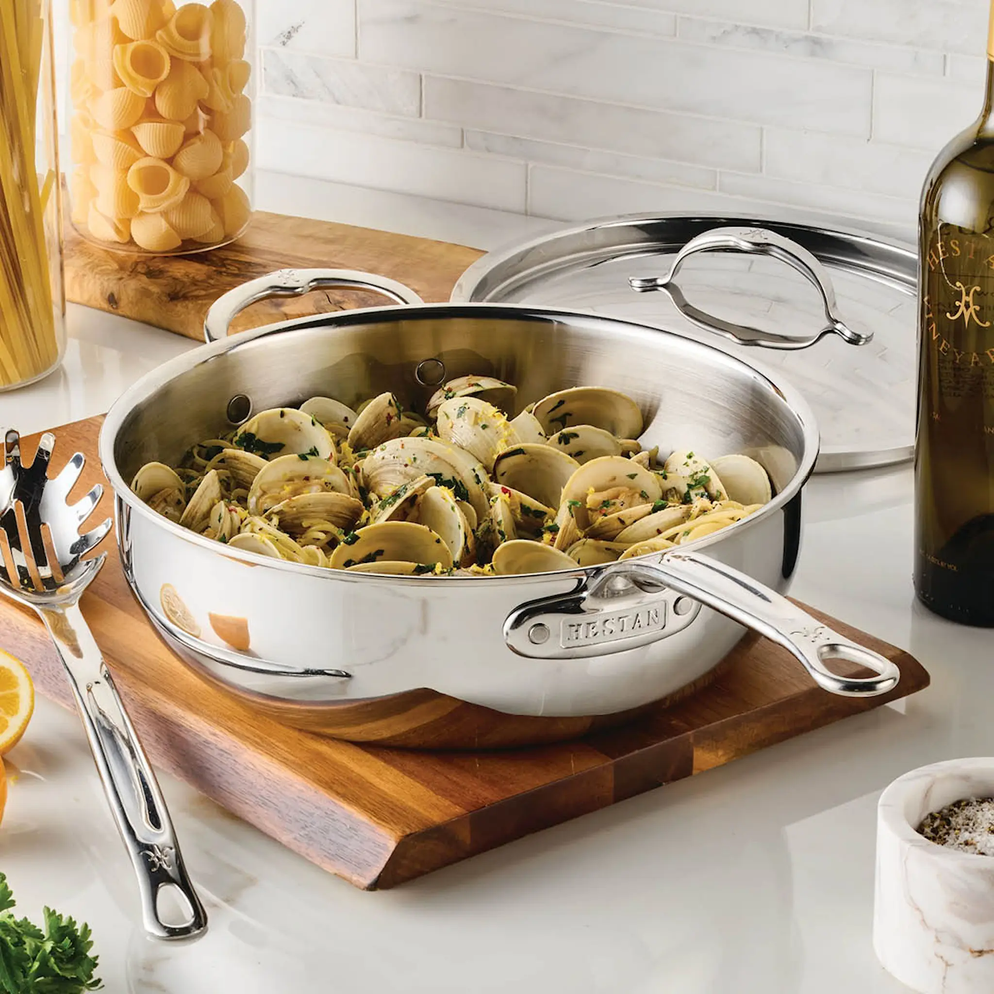 Hestan ProBond Luxe traktörpanna med lock 28 cm/4,7 L