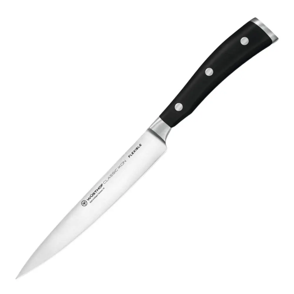 Classic Ikon filetkniv 16 cm fleksibelt blad svart