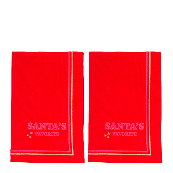 Santa's Favorites servett 45 cm 2-pack SANTA's FAVORITE röd