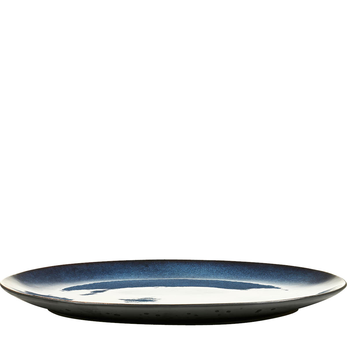 Bitz Fat ovalt 45x34 cm mørkeblå