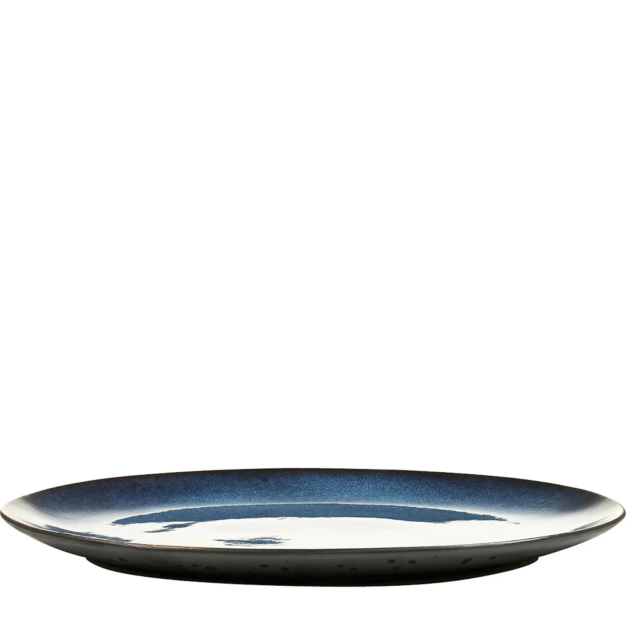 Bitz Fat Oval 45x34 cm Mörkblå