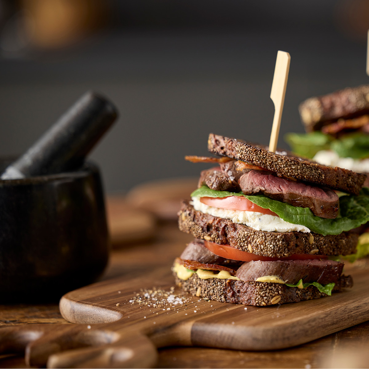 Holm Holm Tarjotin 44x18x1,5 cm Akaasia