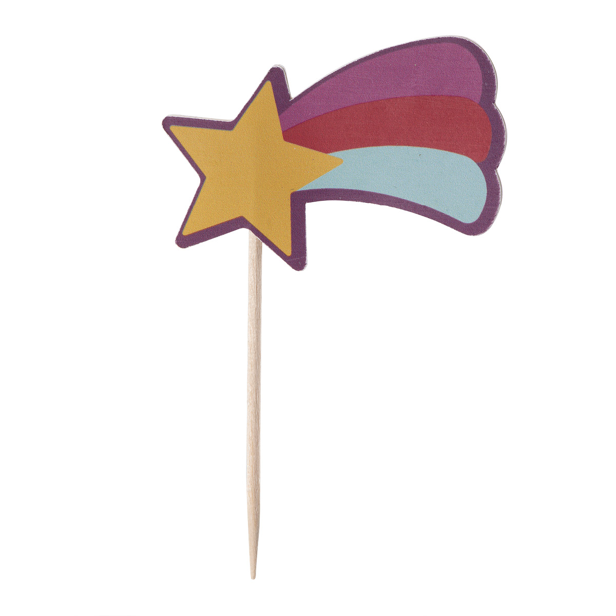 Modern House Chic kids kakepynt 12 stk stjerne multi