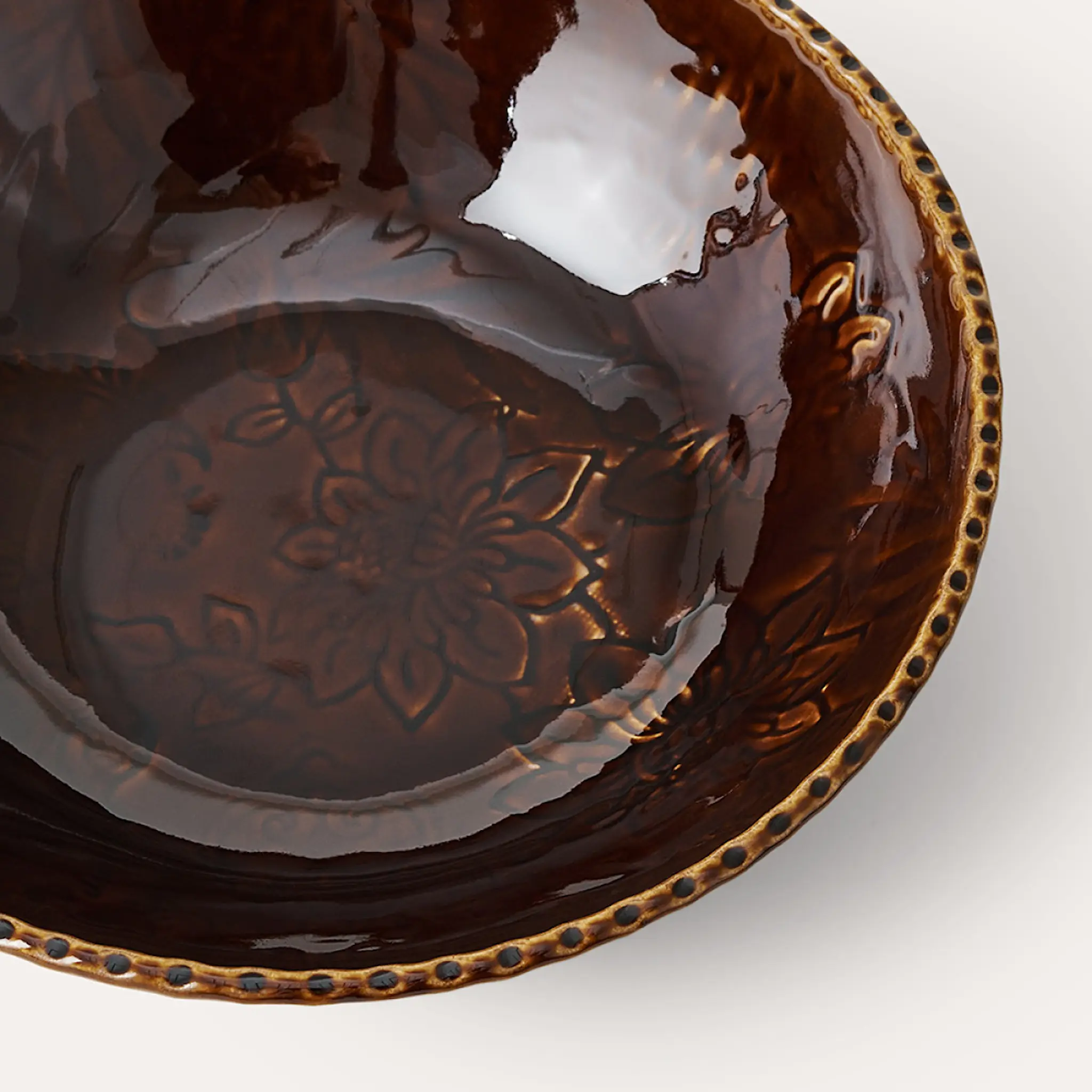 Sthål Arabesque tallrik djup 24 cm coffee