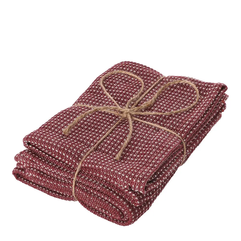 Bamboo keittiöpyyhe 50x70 cm 2 kpl viininpunainen
