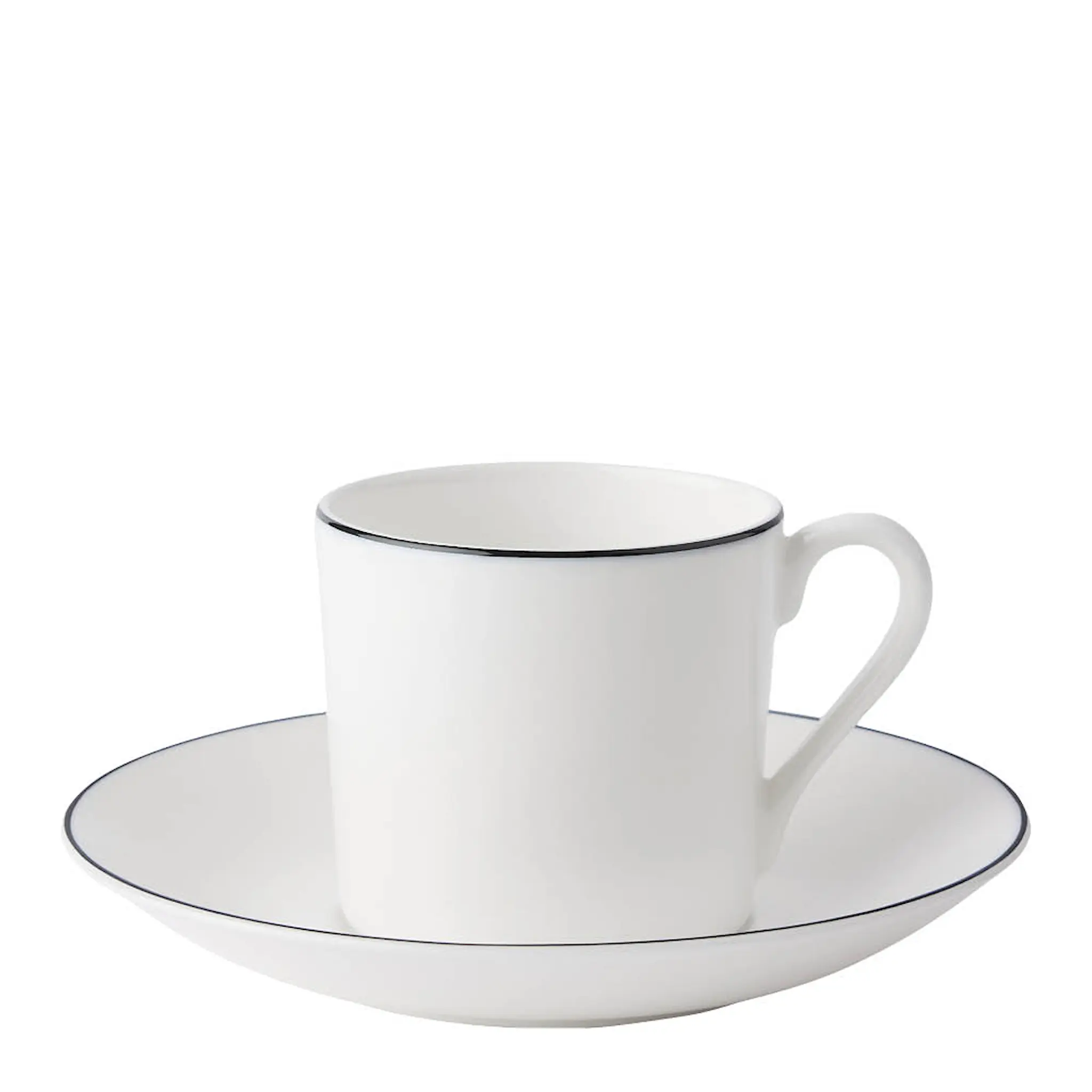 Gustafsberg Natur rett kaffekopp med skål 15 cl snøhvit
