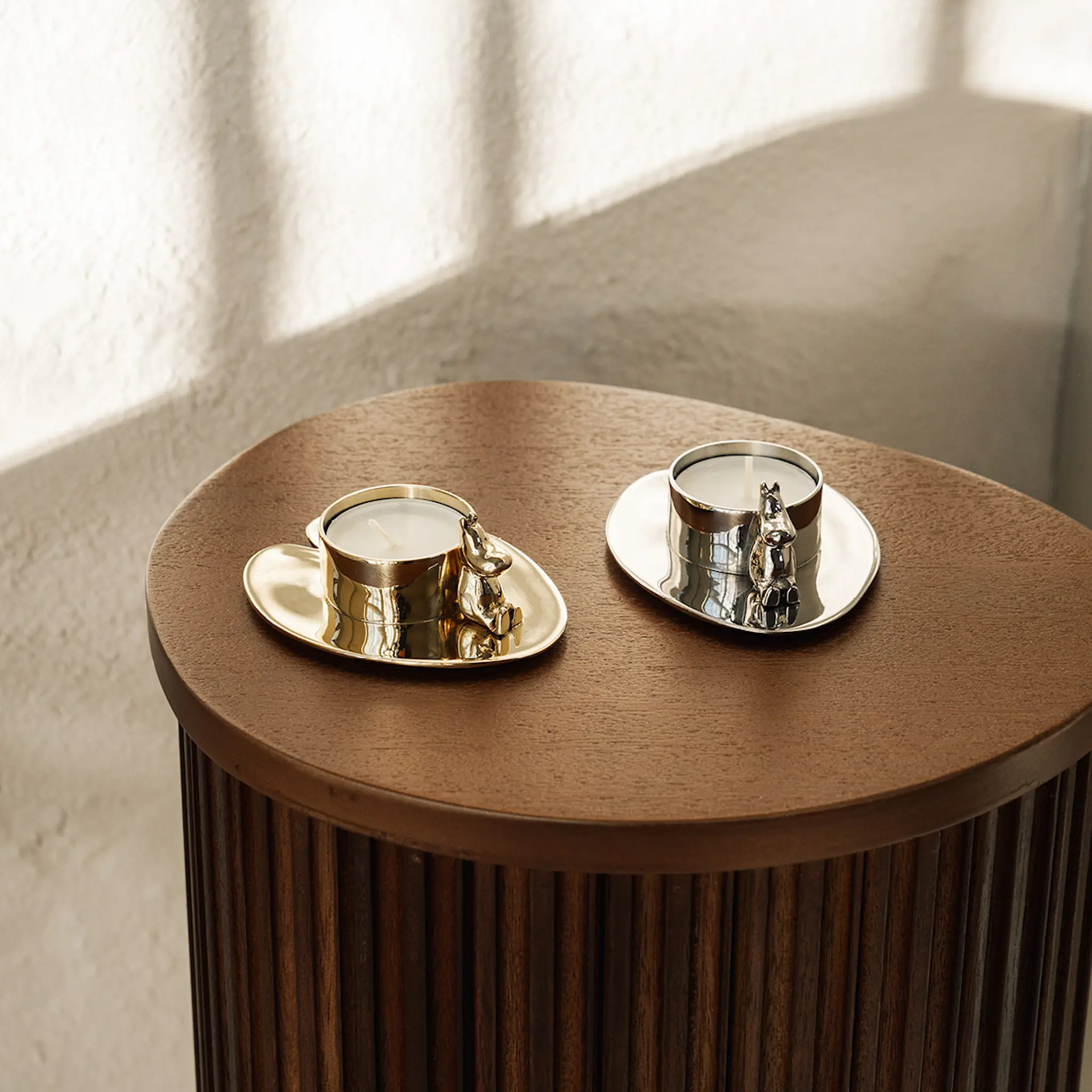 Hilke Hilke x Mumin No.3 ljusstake förnicklad mässing