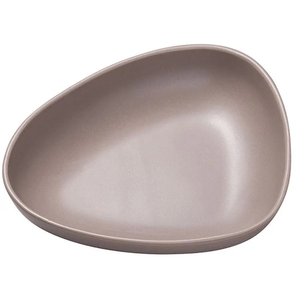 Curve Stoneware Syvä lautanen 22x19 cm Harmaa