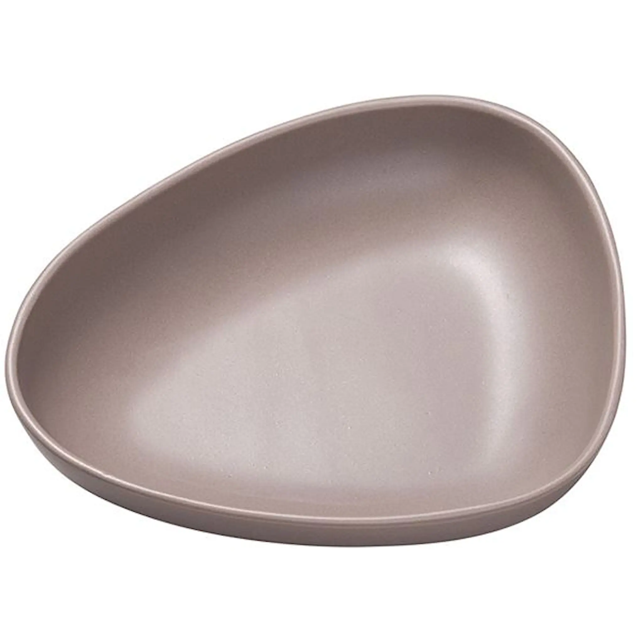 LIND DNA Curve Stoneware Djup Tallrik 22x19 cm Varm Grå