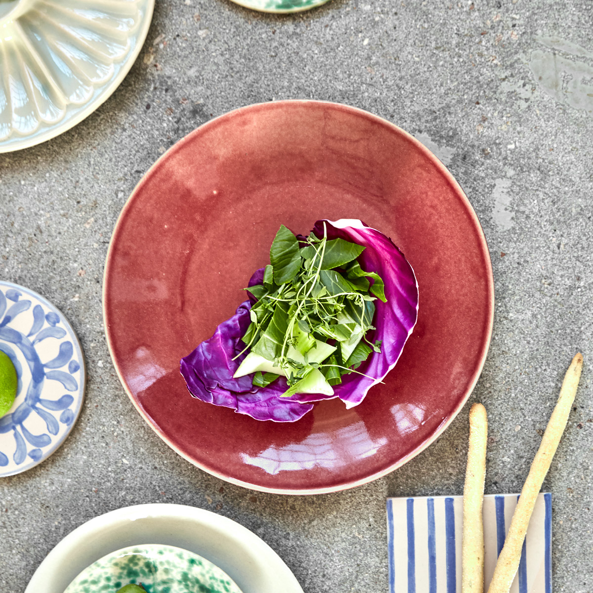 House Doctor Diva Lautanen 28 cm Punainen