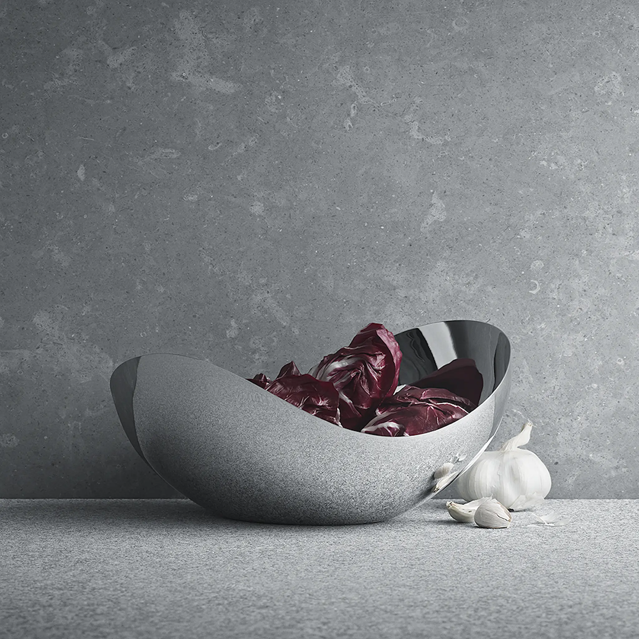 Georg Jensen Bloom Skål Rostfritt stål Hög Large