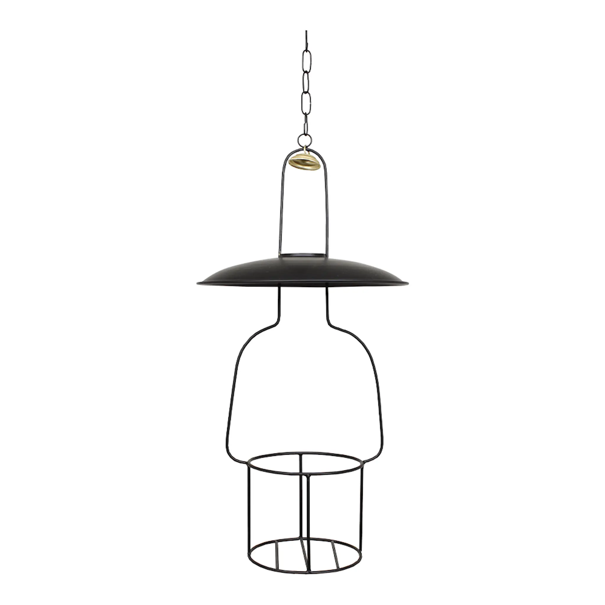 Strömshaga Hängställning till Fotogenlampa Rak Stor Svart