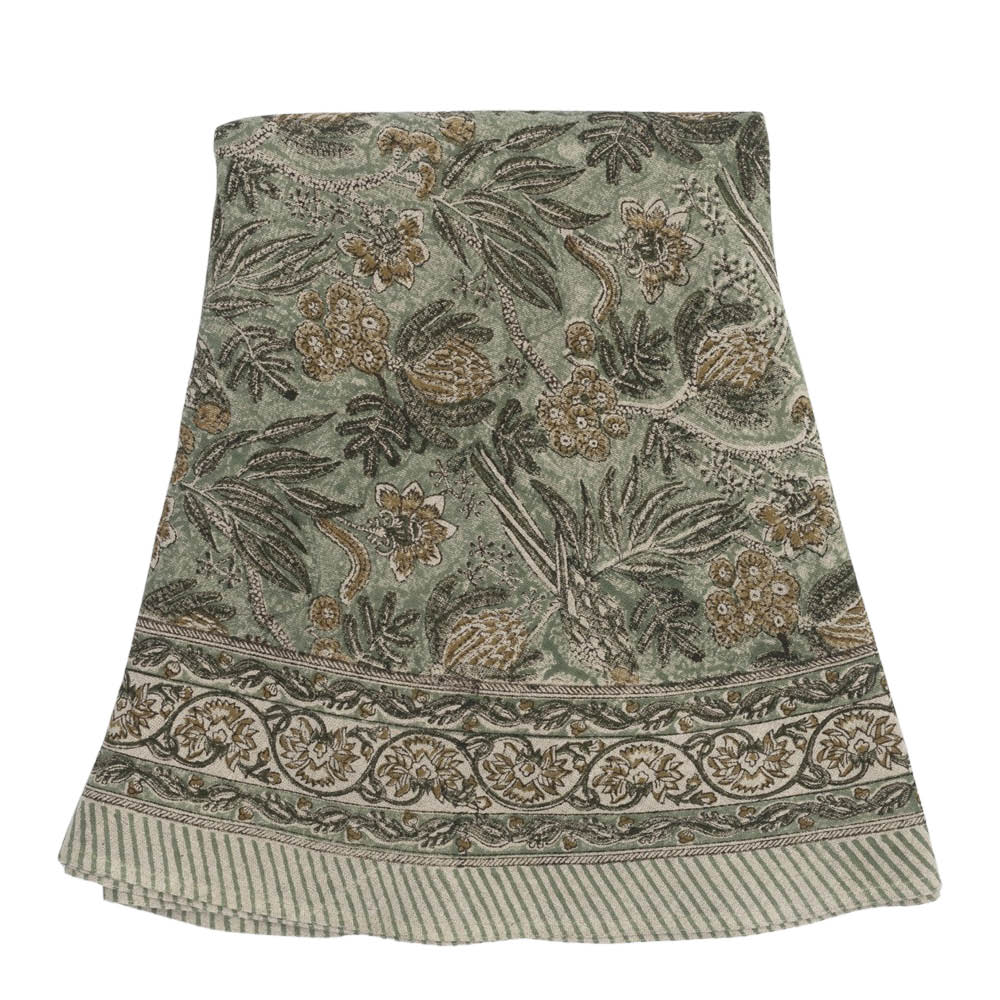 Chamois Parrot duk linne Ø220 cm sea foam