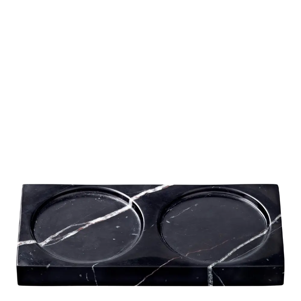 Tabletopper Alusta 15 cm Black Marble 2