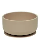 Enkei barnskål med sugpropp 12 cm Beige