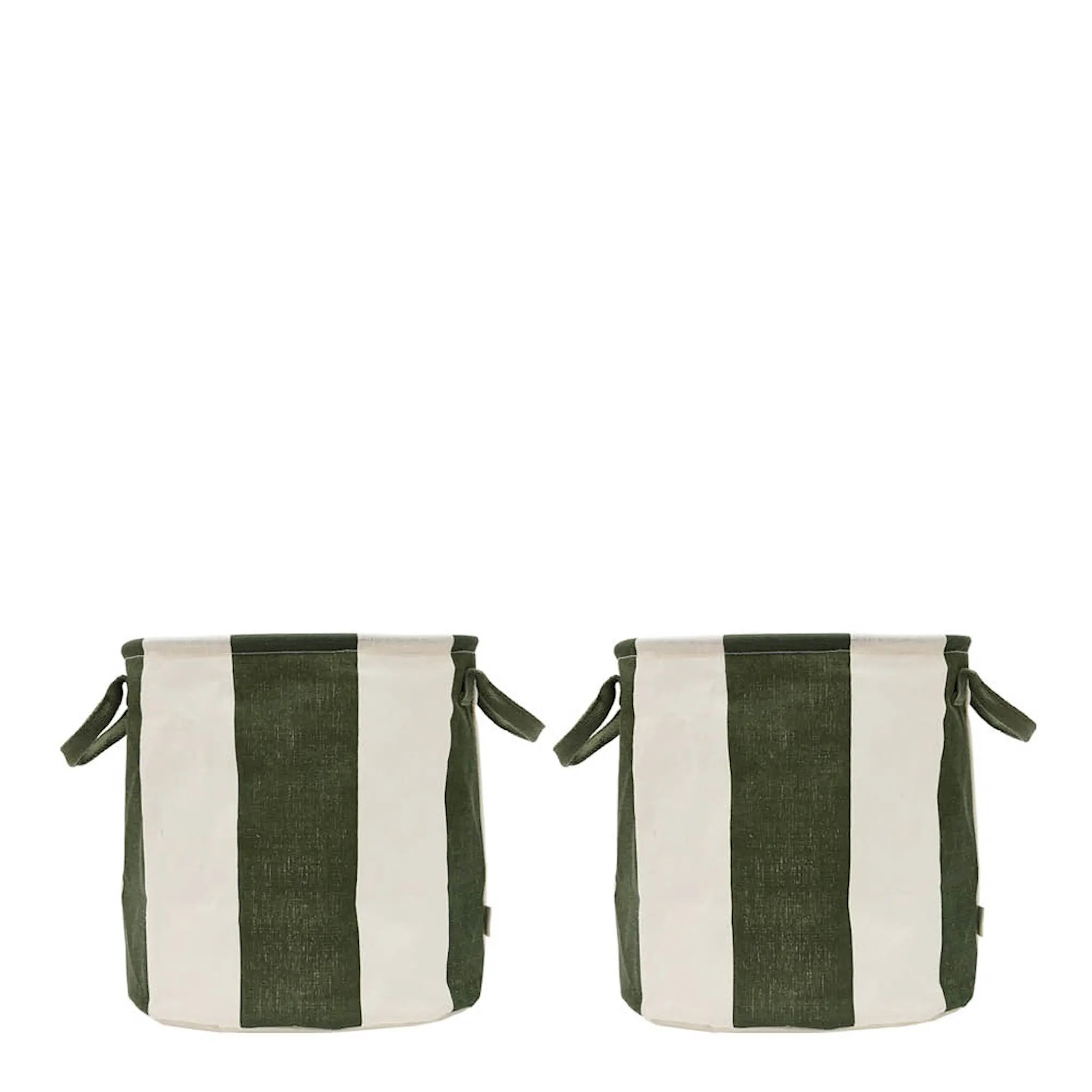 OYOY Kara förvaringskorg 32x32x32 cm 2-pack Mörkgrön