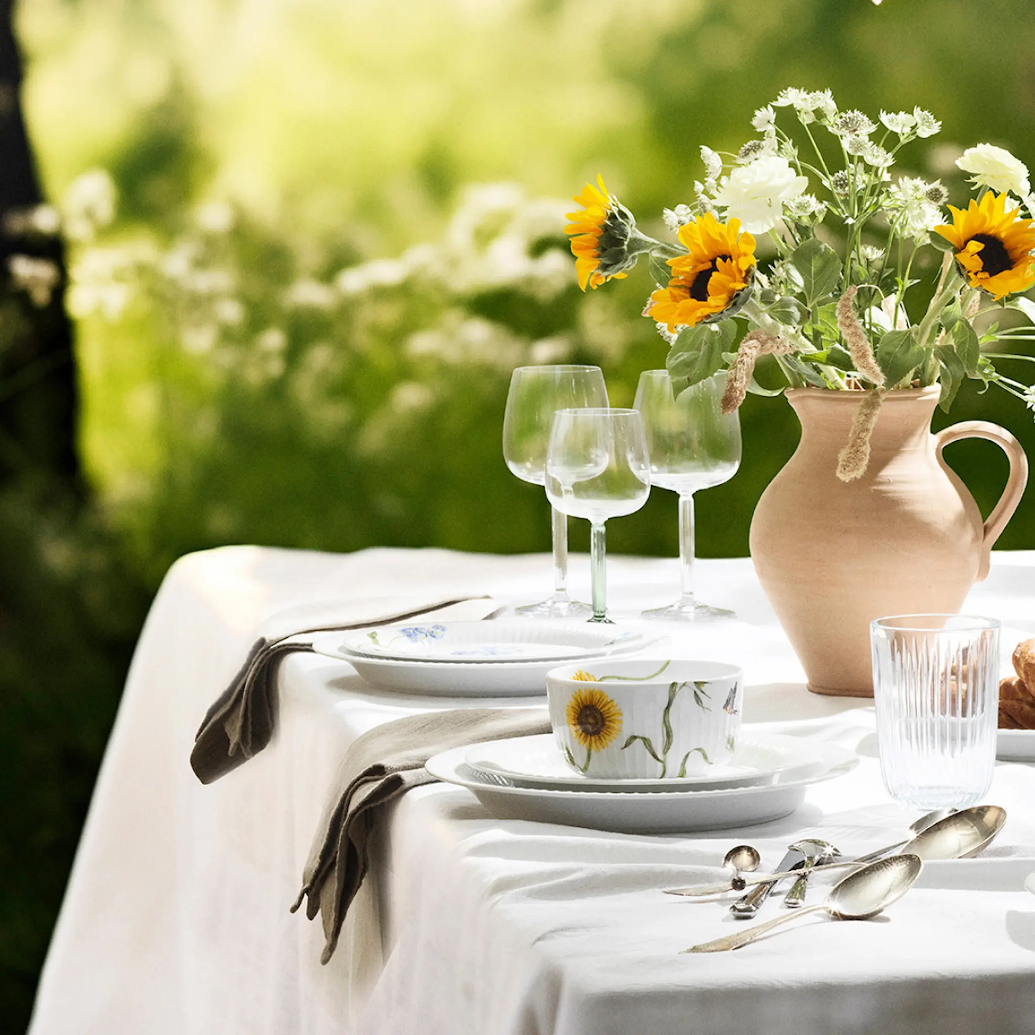 Kähler Hammershøi Summer Kulho 12 cm Sunflower