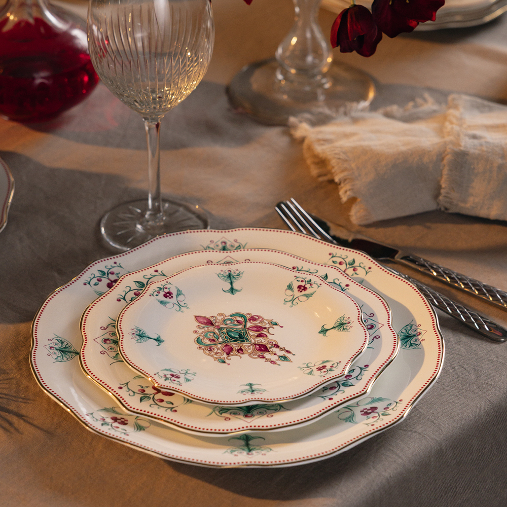 Magnor Lucia Lautanen 28 cm Valkoinen/Punainen/Vihreä