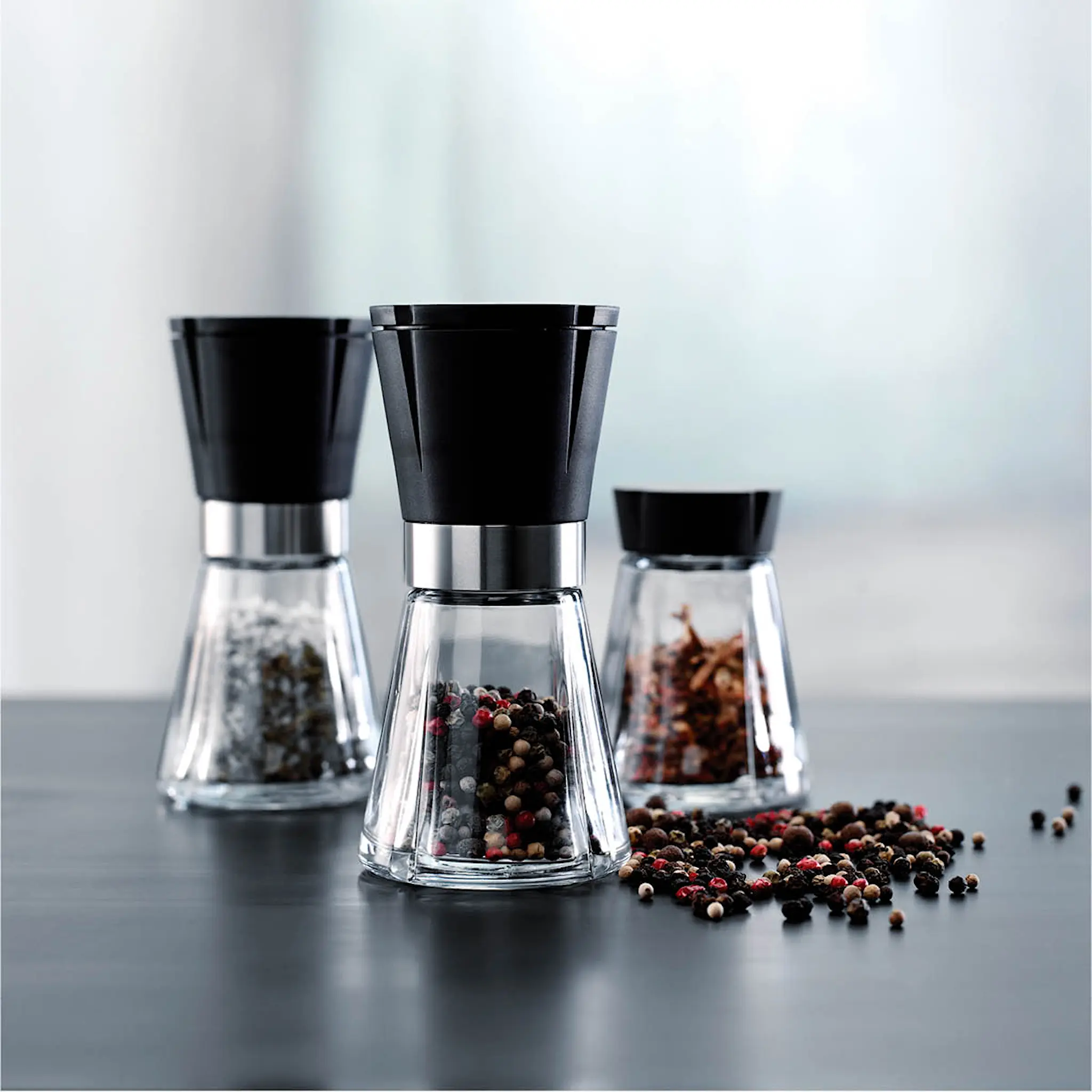 Rosendahl Grand Cru Maustemylly 14,5 cm Musta/Teräs