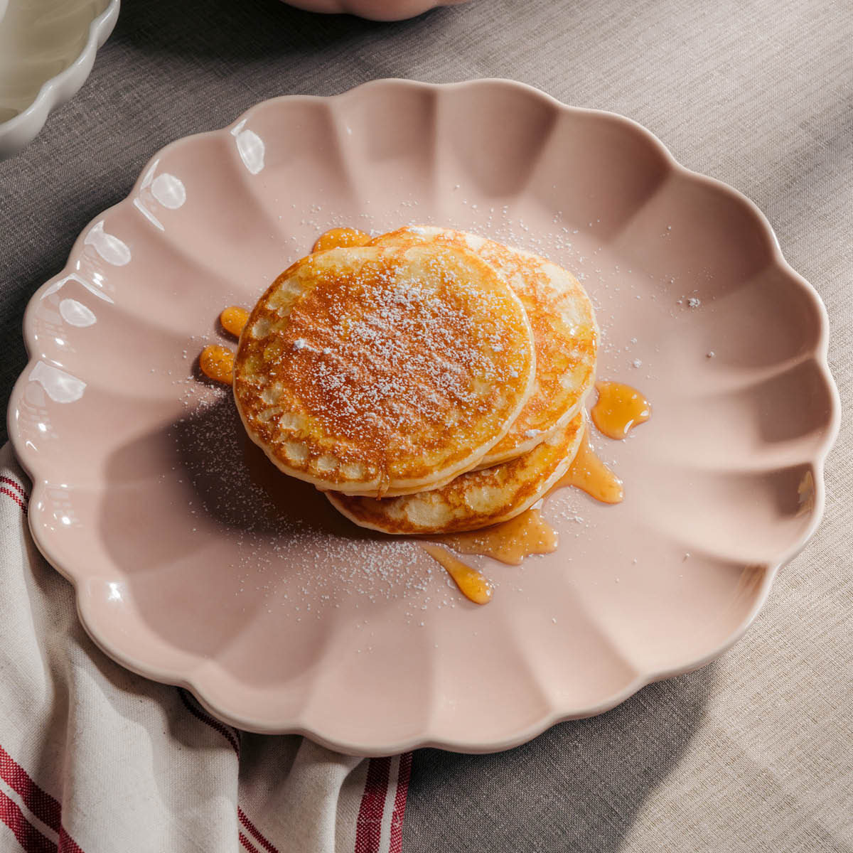 Stiernholm Lotus tallrik 27 cm dammrosa