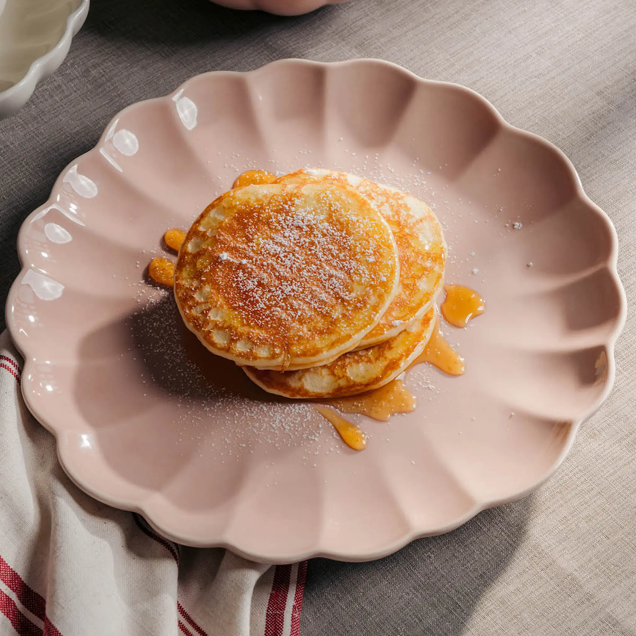 Stiernholm Lotus tallrik 27 cm dammrosa