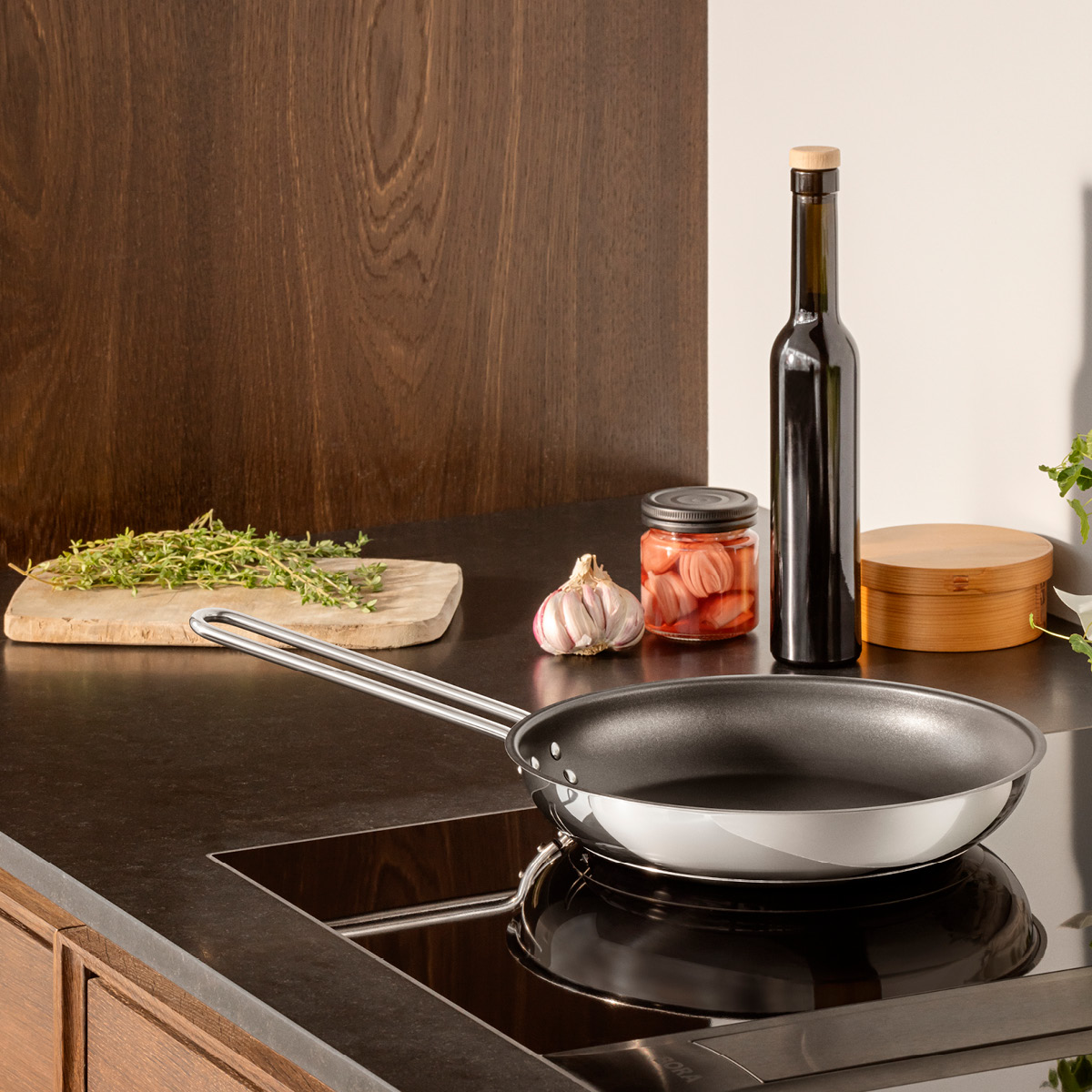 Eva Trio Stainless Steel stekpanna 24 cm Slip-Let® beläggning