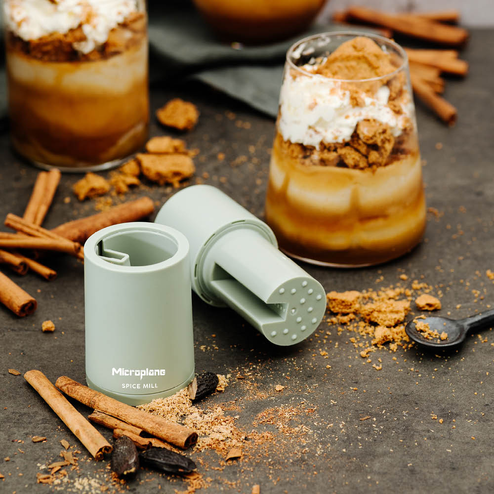 Microplane Spice Mill kryddkvarn 12 cm sage green