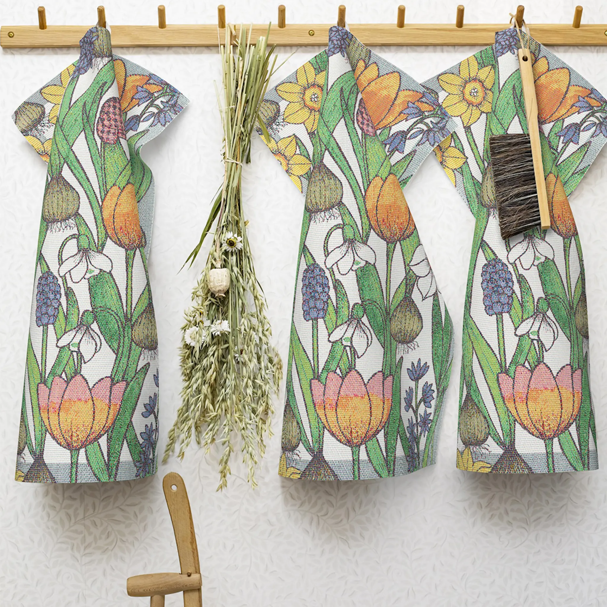 Ekelund Blomsterlök Handduk 35x50 cm Flerfärgad