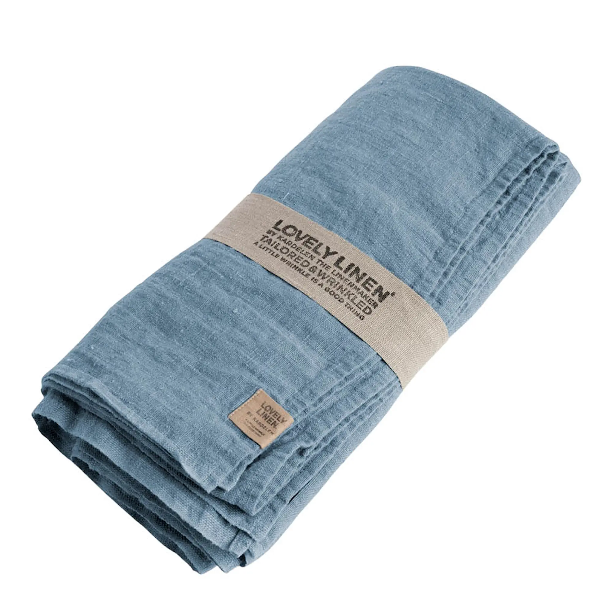 Lovely Linen Lovely pöytäliina pellava 145x250 cm Dusty Blue
