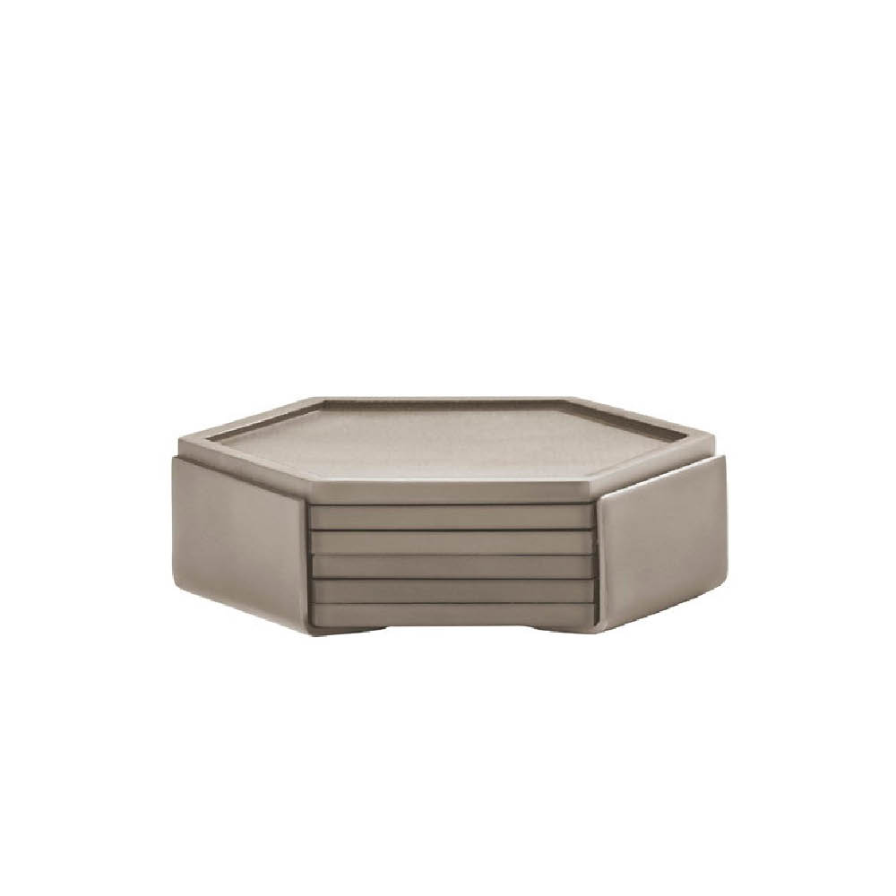 Zone Denmark Bold glassbrikker 6 stk taupe