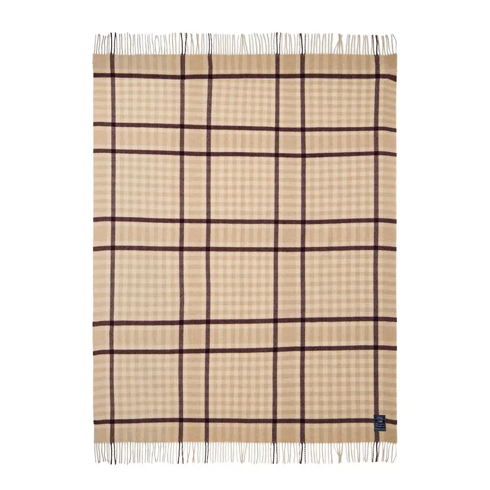 Rutig viltti 130x170 cm beige/fig