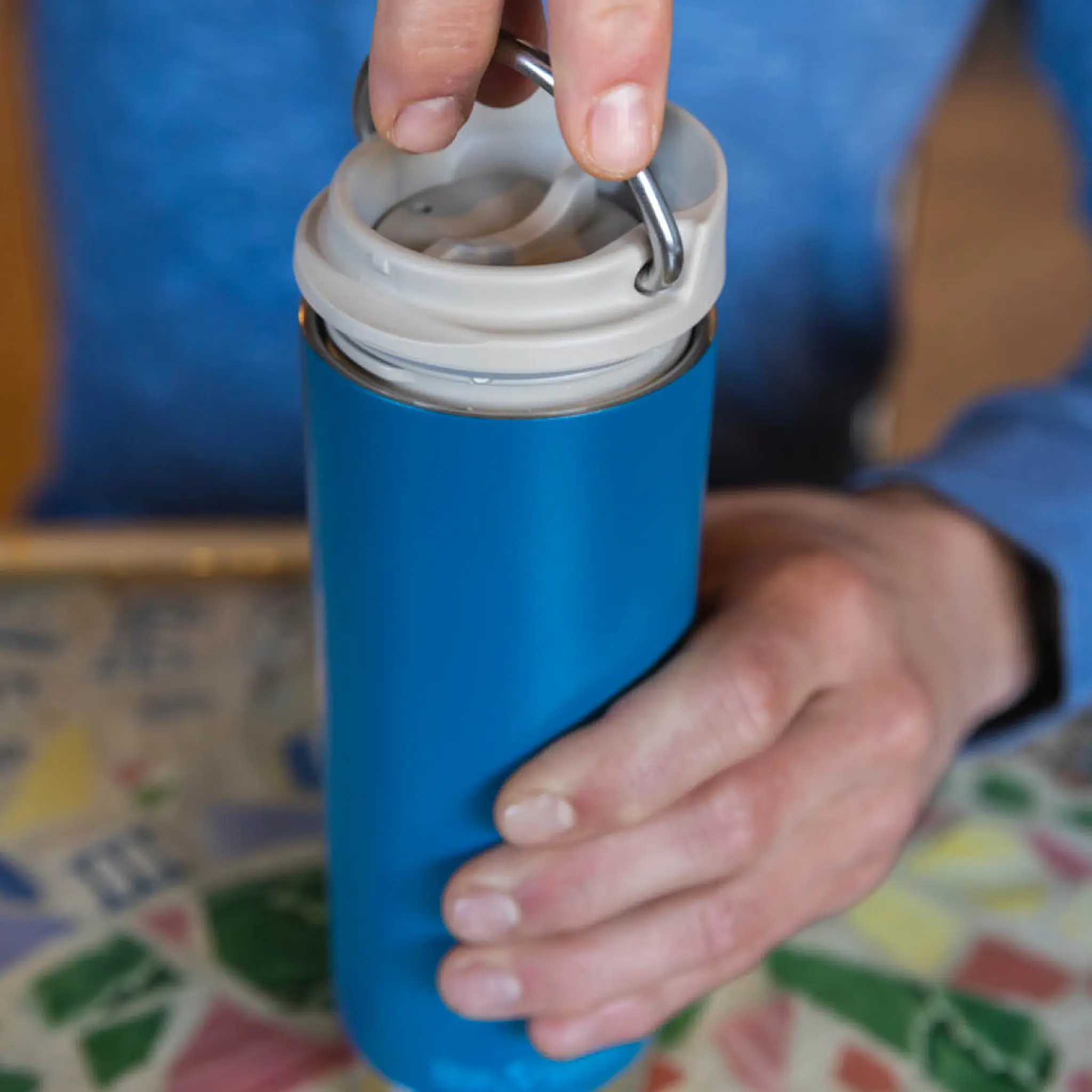 Klean Kanteen TKWide termosmugg 47 cl med cafélock Corsair