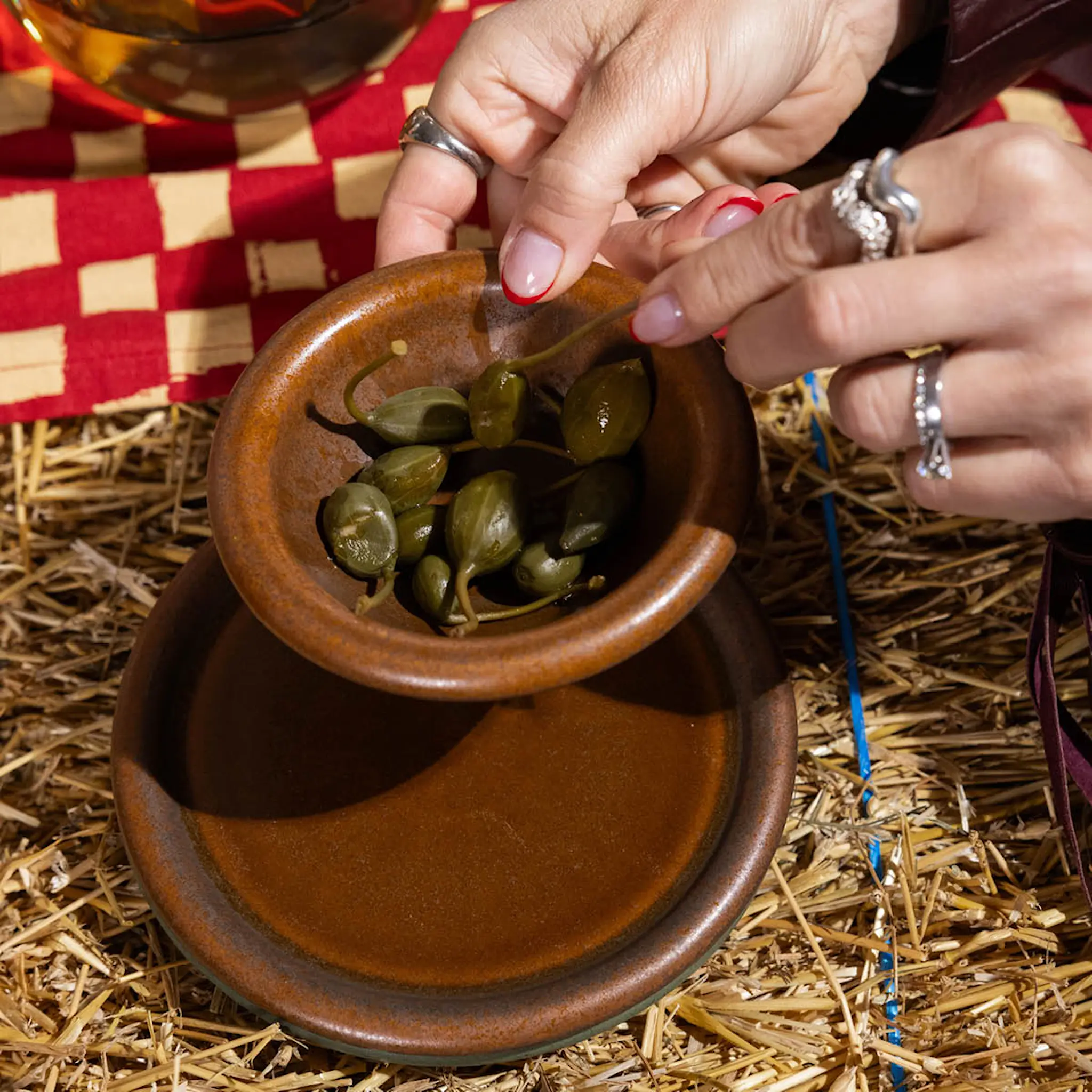 ByOn Porto skål liten 13 cm brun