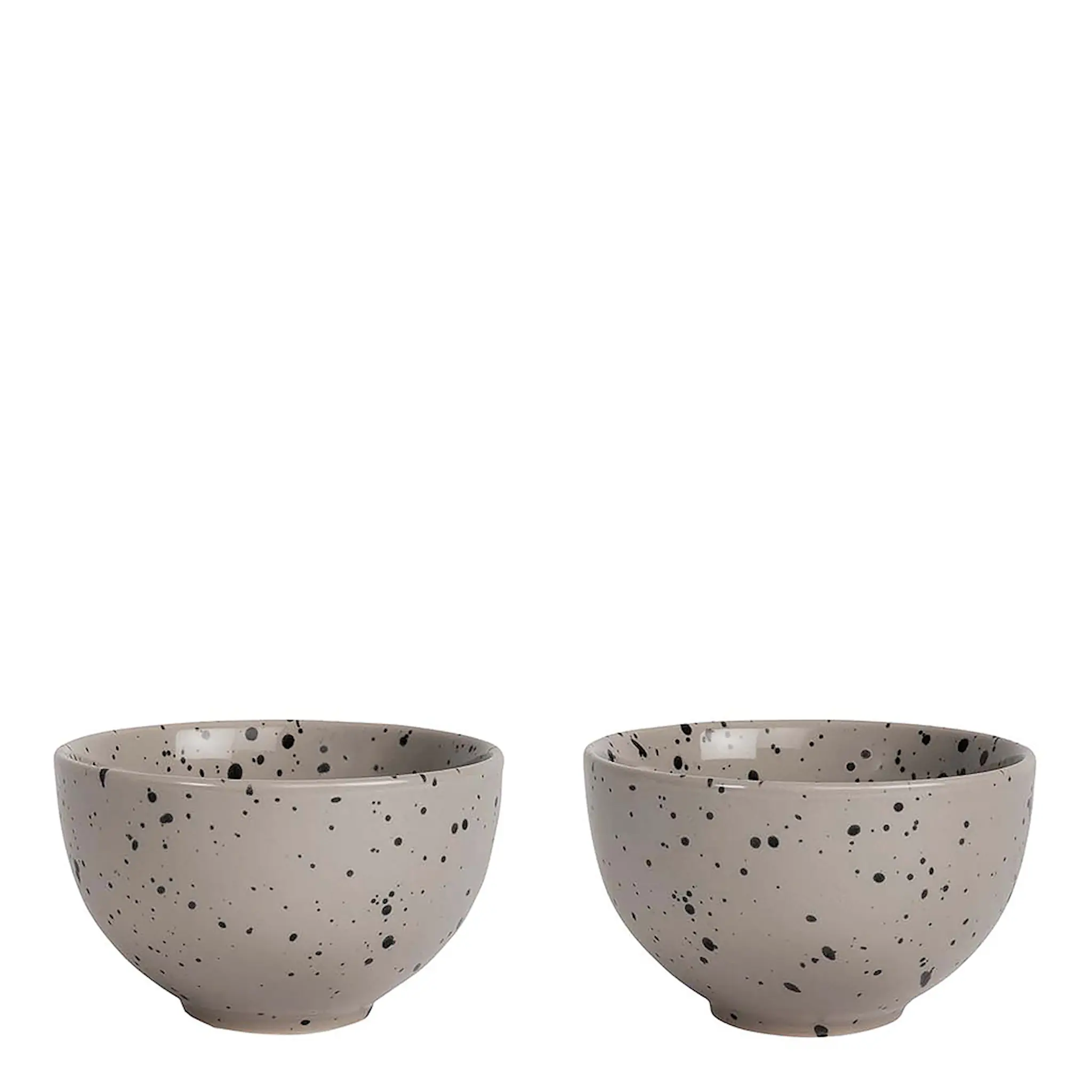 Sagaform Ditte Serveringsskål 12 cm 2-pack Grå/Svart