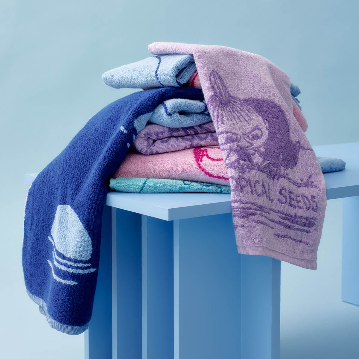 Moomin Arabia Muumi Kylpypyyhe Pikku Myy 70x140 cm Liila