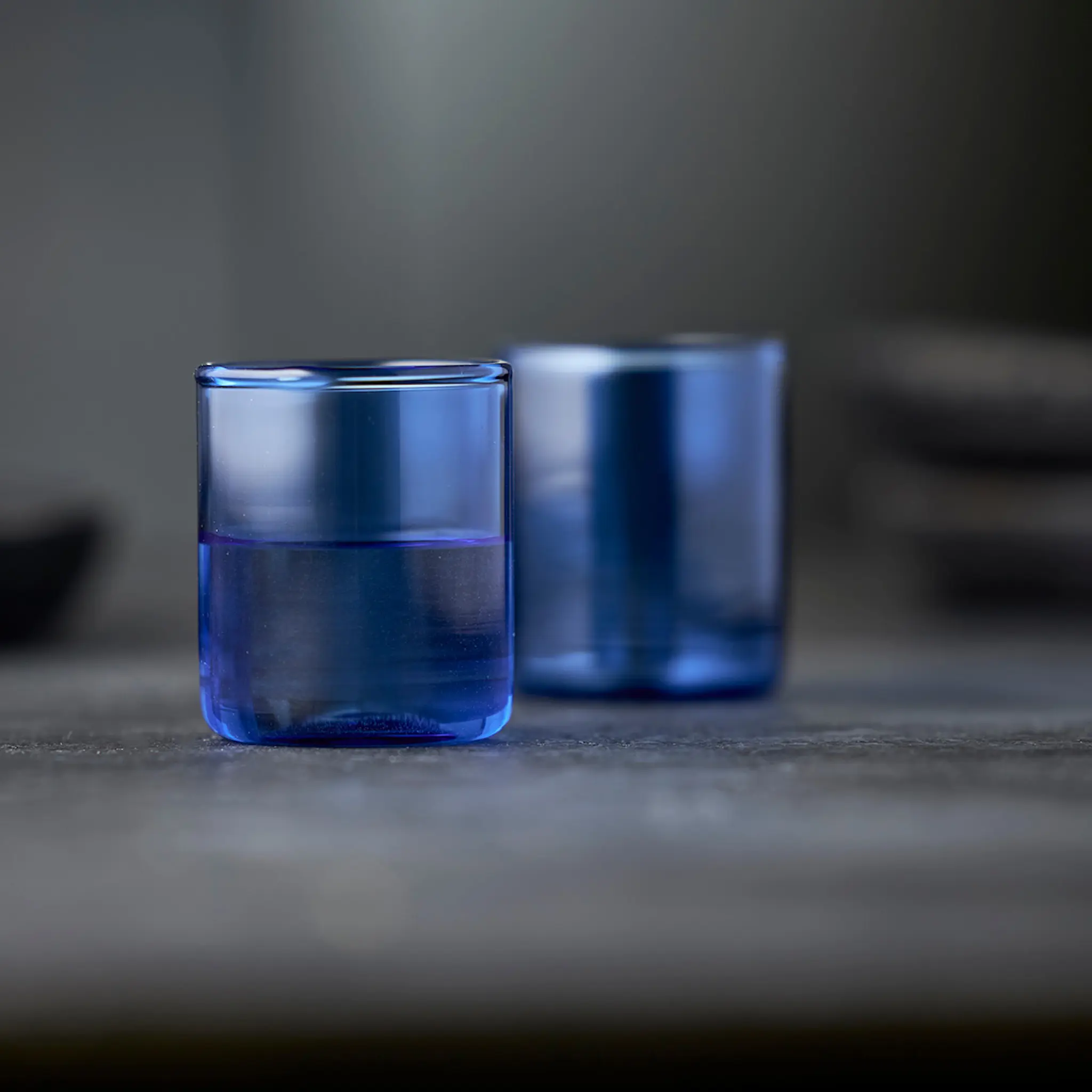 Lyngby Glas Torino shotglass 6 cl 2-pack blå