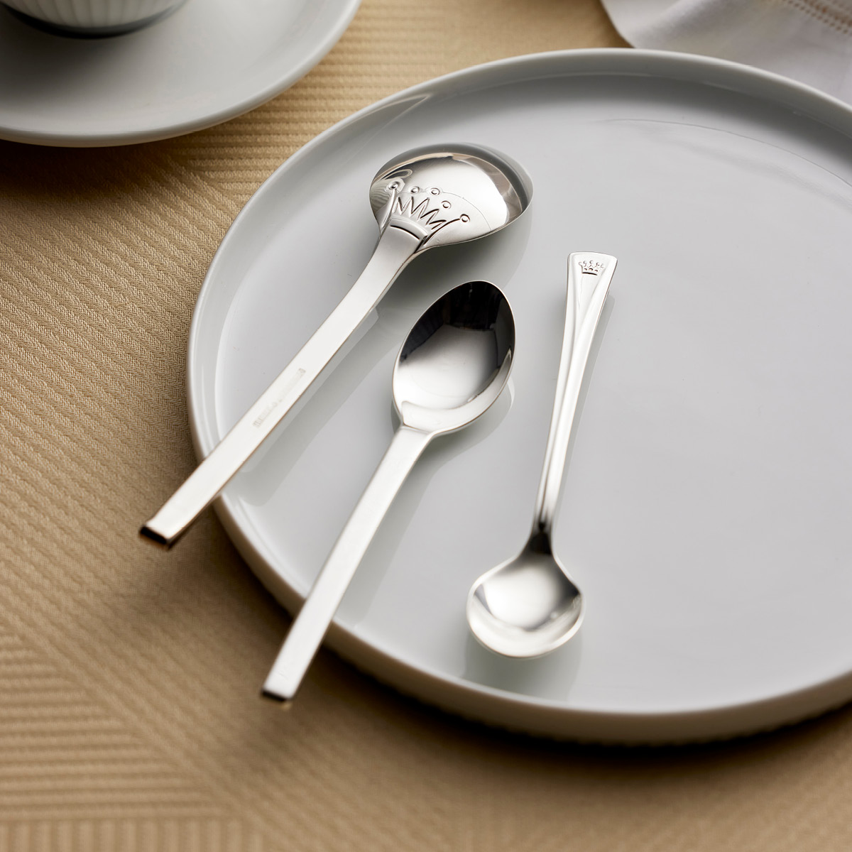 Gense Kungasilver Kaffesked Leonore 12,4 cm 830