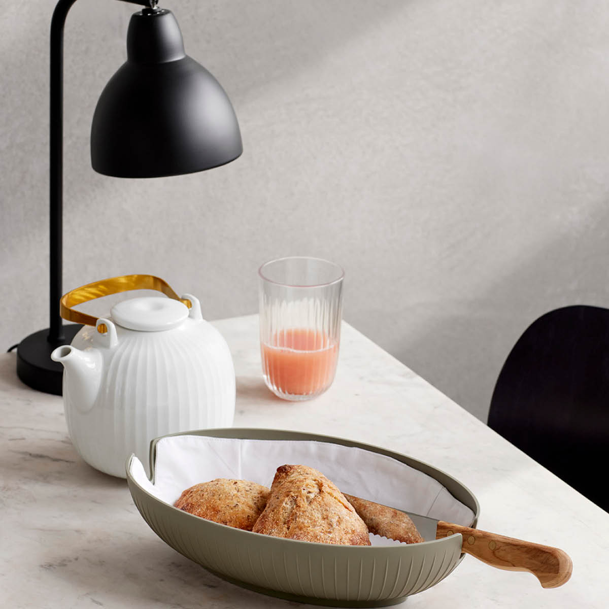 Kähler Hammershøi tekanne 1,2L hvit