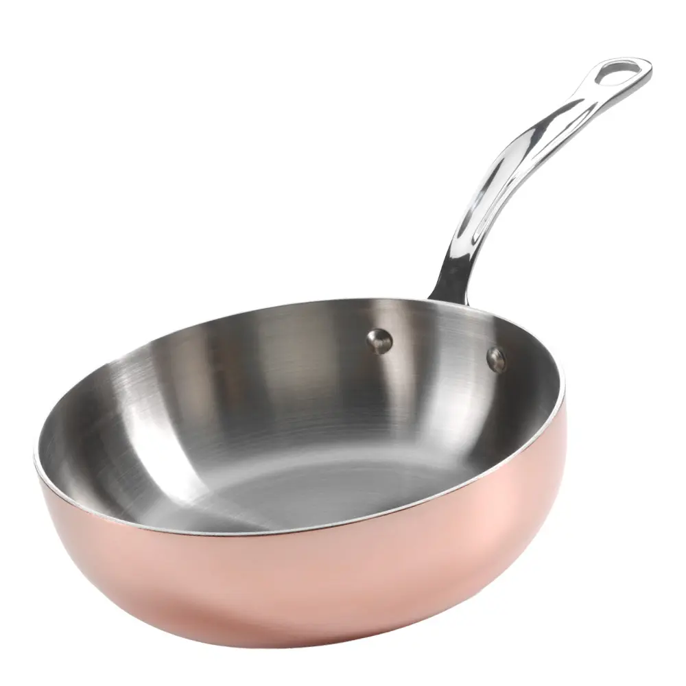 Copper Induction Sauteuse pannu 2,5 L 26 cm