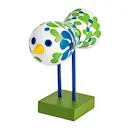 Lisa Larson Birds 1967 No.7 figur 16 cm grön/blå