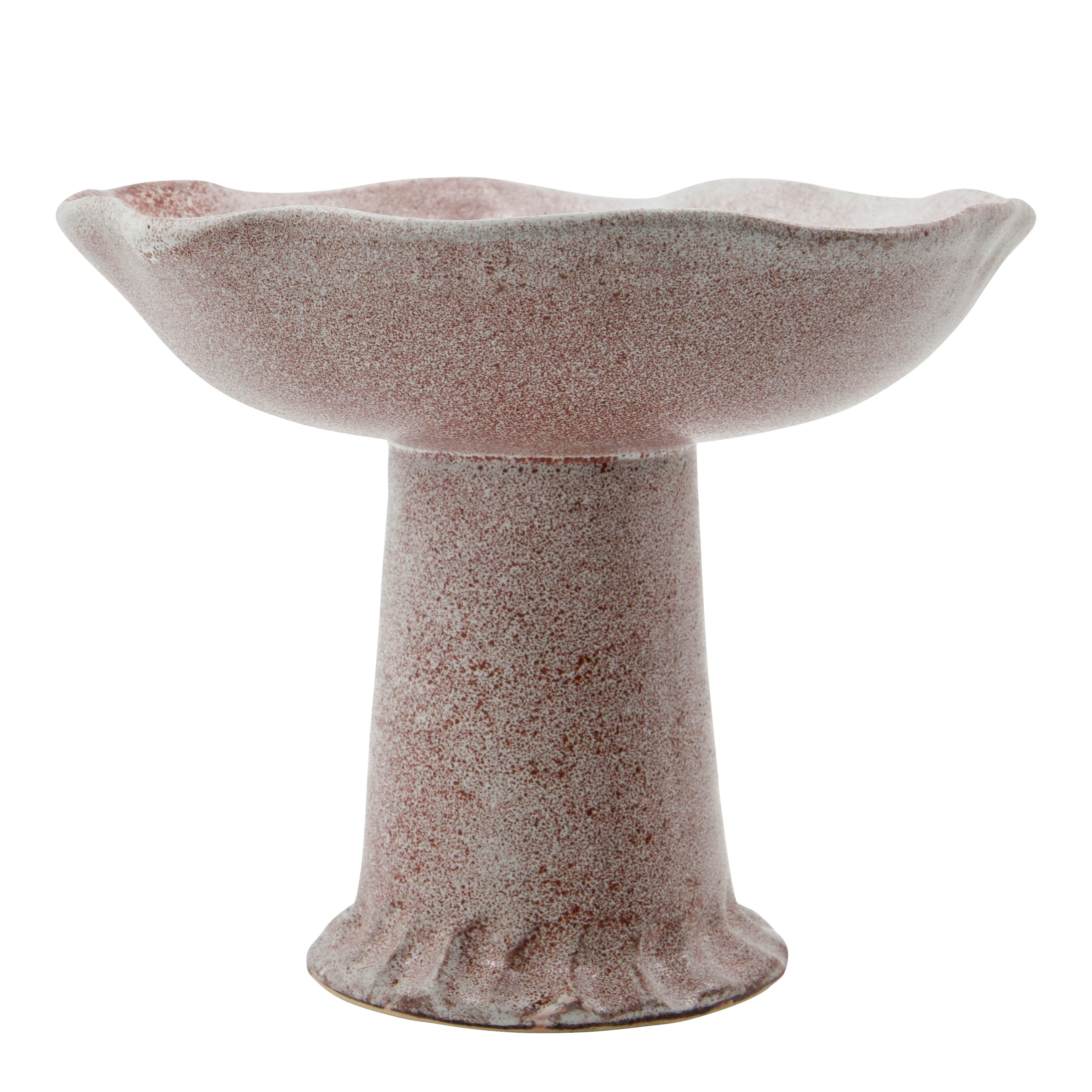 House Doctor Kori fat på fot 22,5 cm beige karamell