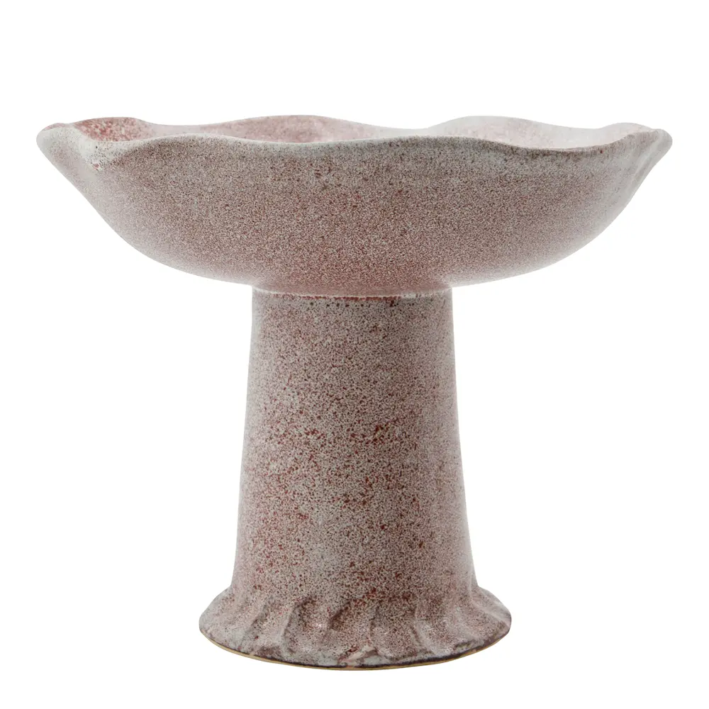 Kori fat på fot 22,5 cm beige karamell