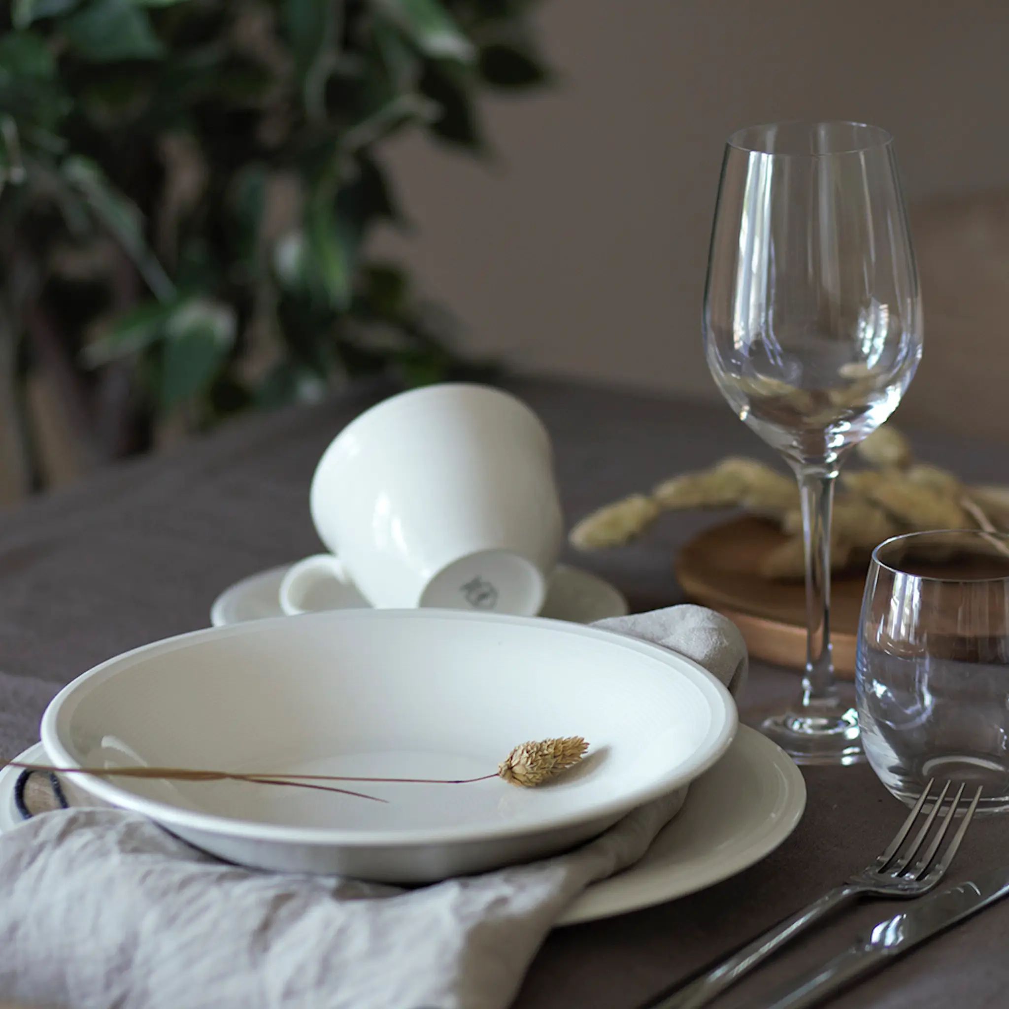 Stiernholm Rhythm Djup Tallrik 23 cm Vit